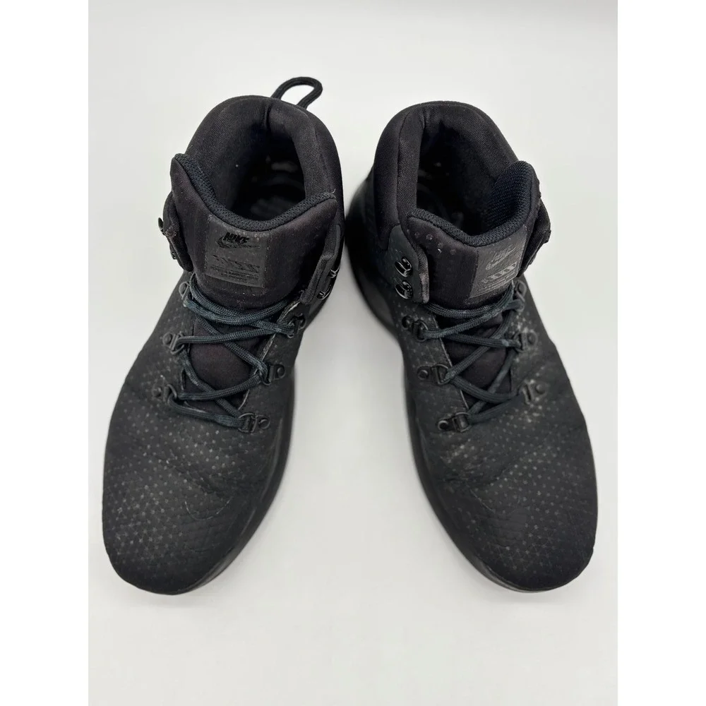 Nike Kwazi Mid Triple Black Basketball Lifestyle Shoes AA0548-001 Mens 11